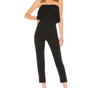 Black Ruffle Jumpsuit